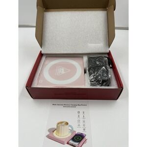 Mug‎ Warmer with 15W Wireless Charging, Coffee Cup Warmer for Desk Auto Shut